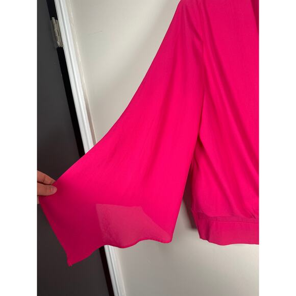 Strut & Bolt Womens Size S Pink Blouse Career Office Lightweight - Picture 3 of 10